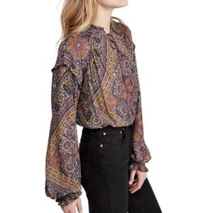 Free People Little Runaway Blouse